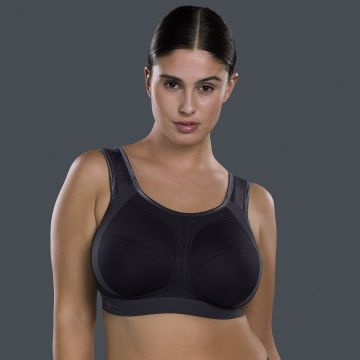 Aayomet Womens Sports Bras Front Close Bra T Back Plus Size Seamless  Unlined Bra for Large Bust (Gray, 38) 