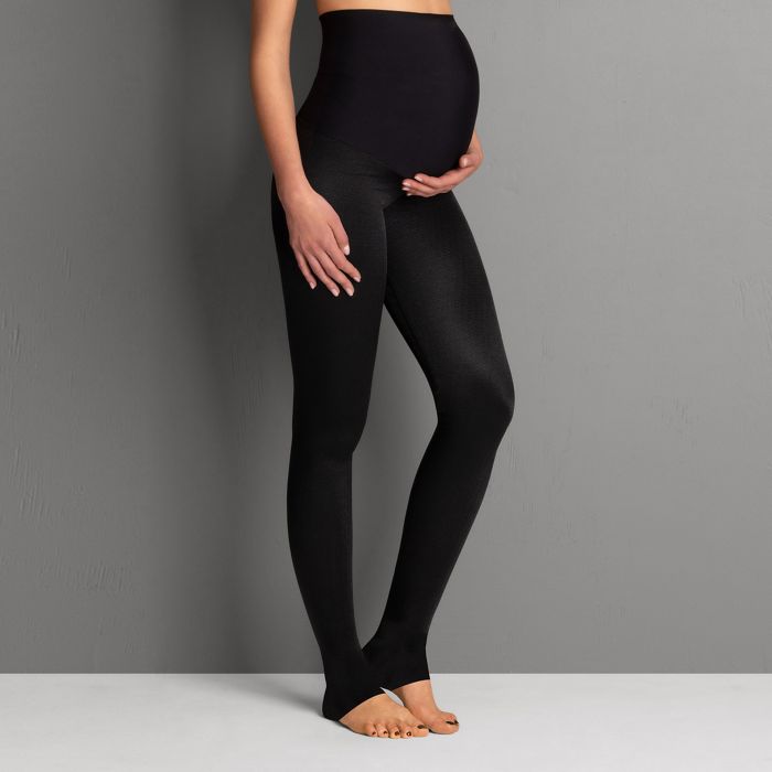 Black Classic Full Length Maternity Leggings | Lovall