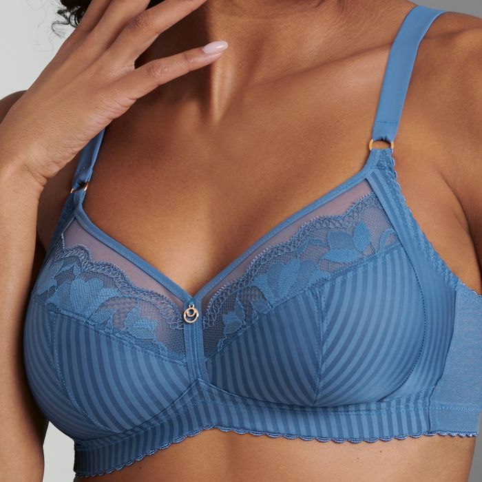 Sanetta Reggiseno Imbottito Per Bambina – Cotone E Modal – Fantasia Pois E Quadri – Spalline Regolabili