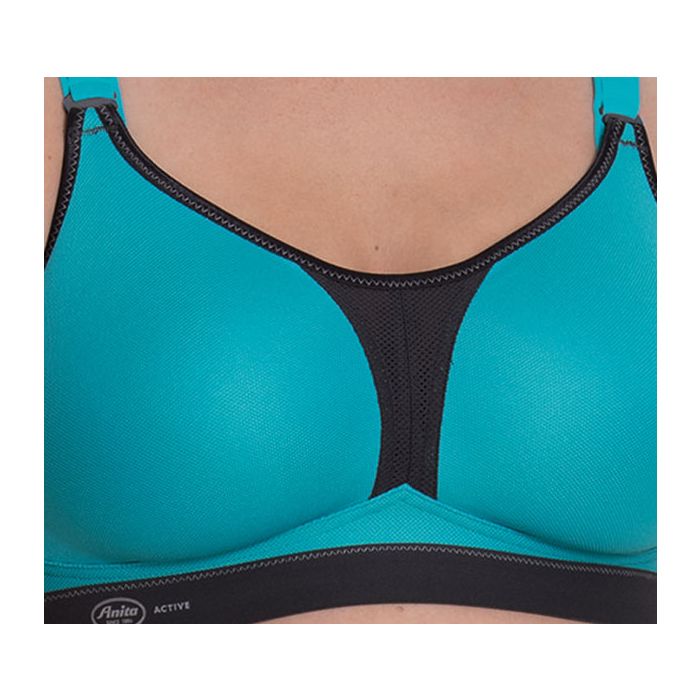 Active Dynamix Star Max Support Sports Bra Peacock/Anthracite 38A