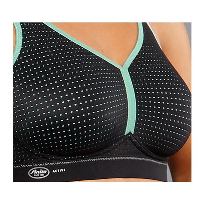 Anita Active 5567-364 Women's Peacock/Anthracite Non-Wired Sports Bra 36F :  Anita: : Clothing, Shoes & Accessories