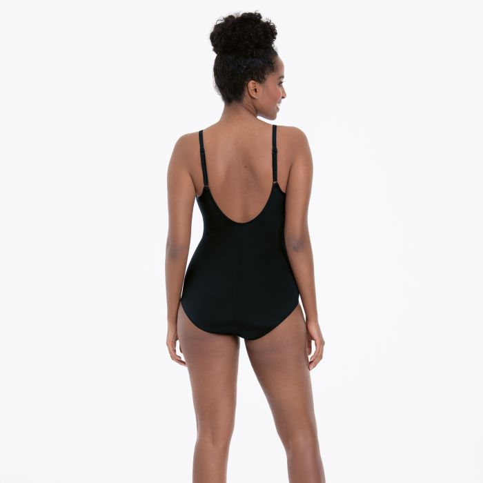 T.H.E. Mastectomy Draped Front One Piece Swimsuit