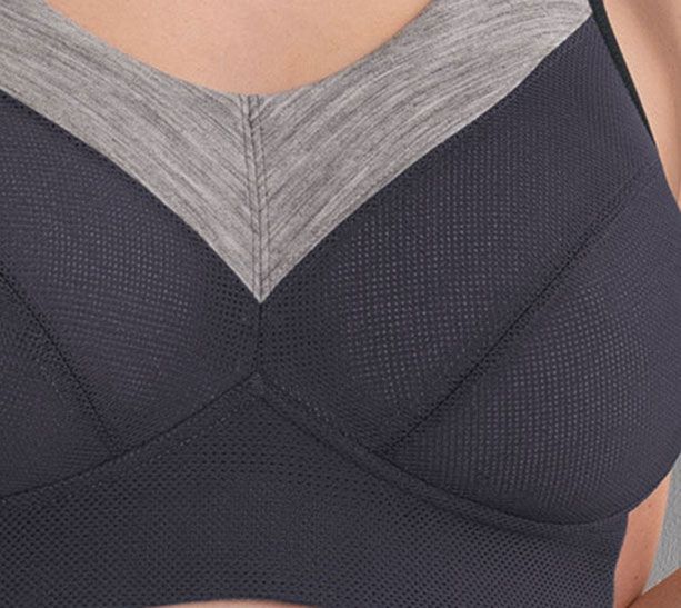 Sports Lycra Cotton Non Padded Air Bra - S017, Plain at Rs 58